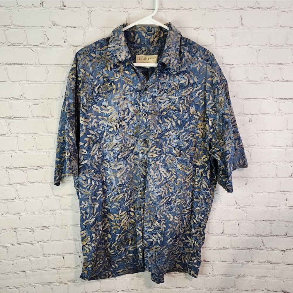 Men's Johari West Hawaiian shirt, size XL